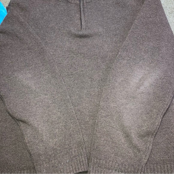 Hickey Freeman Men’s 100% Wool 1/4 zip Sweater, Size Large made in Italy - Picture 3 of 9